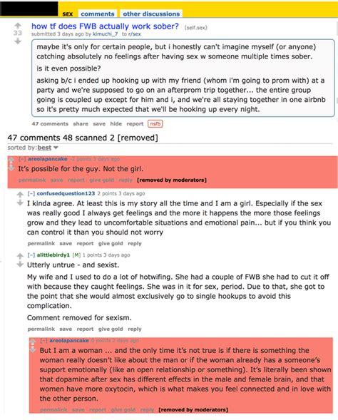 A Male Wife Swapping R Sex Mod Censors A Woman S Opinion