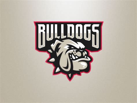 bulldogs bulldog mascot bulldog sports logo