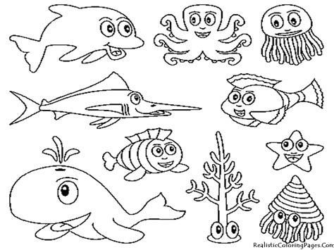 images   printable ocean animals printable coloring page