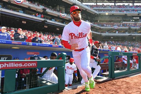 Bryce Harper Leaves Saturdays Game After Being Hit By Pitch The Spun