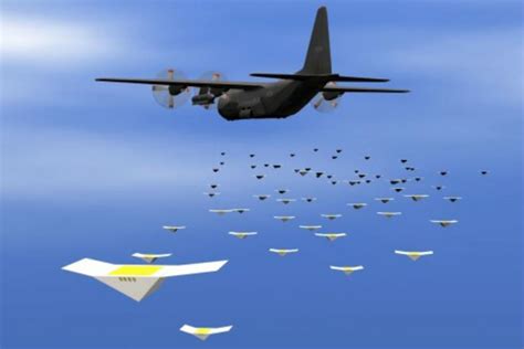 darpa successfully tests ai swarming drones    battlefield decisions