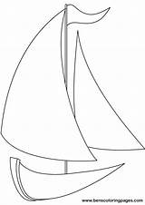 Coloring Pages Yacht Sailboat Simple Colouring Boat Color Yachts Print Getcolorings Getdrawings Printable Library Clipart Popular Line sketch template