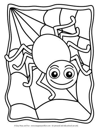 halloween coloring pages halloween coloring spider coloring page