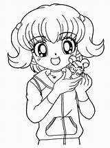 Coloring Pages Animal Cute Girls Super sketch template