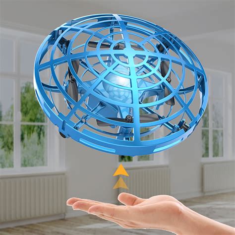 mini drone ufo flying aircraft toy blue small drones perfect