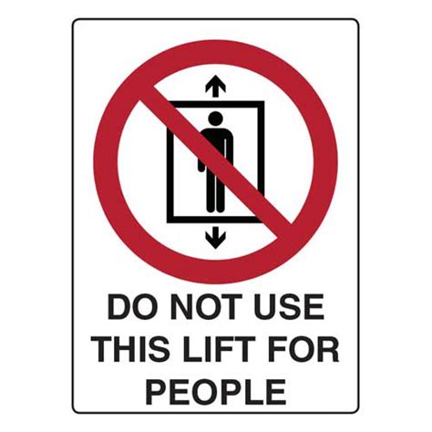 lift  people safety signs direct