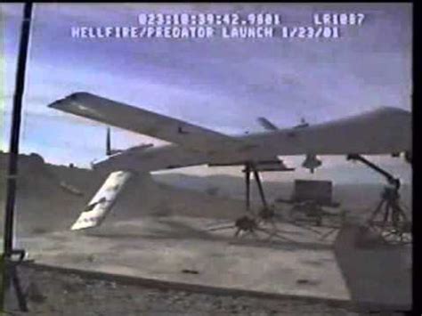 succesful launch  hellfire missile   predator drone youtube