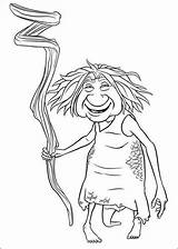 Croods Coloring Pages Fun Kids sketch template