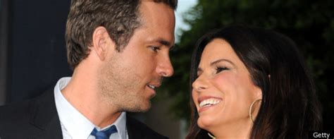 ryan reynolds and sandra bullock all smiles at the
