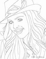 Coloring Lovato Demi Pages Getdrawings sketch template