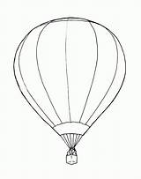 Balloon Montgolfiere Coloringhome sketch template