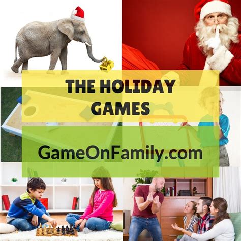 holiday games list game  family