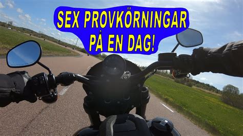 Sex ProvkÖrningar PÅ En Dag Harley Davidson Husqvarna Yamaha Youtube