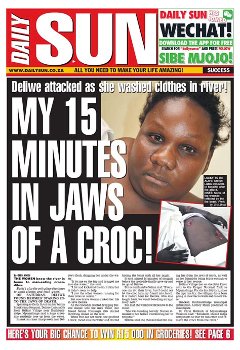 minutes  jaws   croc daily sun news analysis politicsweb