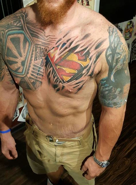 superman chest tattoo arm tattoo sites