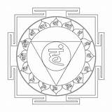 Mandala Mandalas Chakras Chacra Vishuddha Chacras Visuddha Colorir Garganta Sacro Anahata Peregrinas Betwixt 5o 1111 Conscientes sketch template