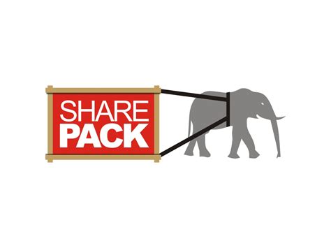 bold  shipping logo design  sharepack  gatot rahman