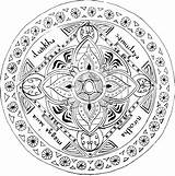 Truths Mandala sketch template