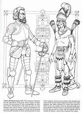 Conquistador Inca sketch template