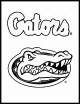 Florida Gators Coloring Gator Pages Logo State Football Edward Prince Island Flag Template University Alligator Uga Chomp Printable Silhouette Logos sketch template