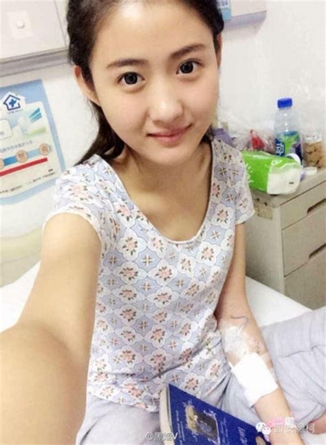 beautiful 19 year old chinese woman faces up to cancer english ansa it