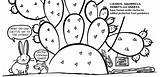 Prickly Cactus Excited sketch template