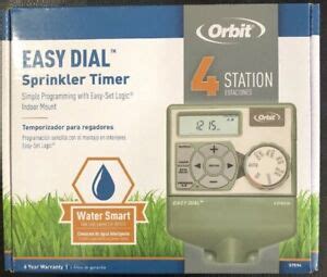 orbit easy dial programmable  zone indoor sprinkler timer  ebay