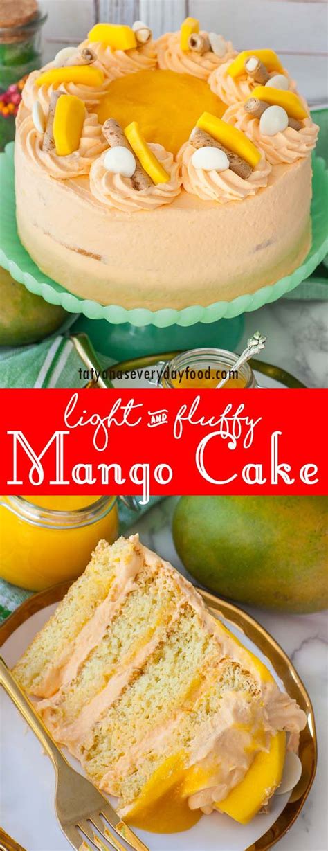 Creamy Mango Cake Video Tatyanas Everyday Food
