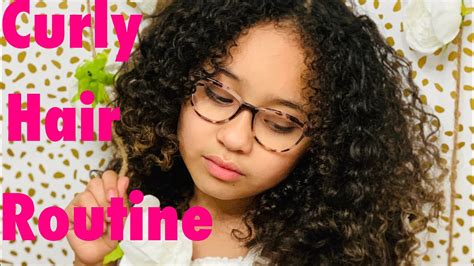 curly hair routine youtube