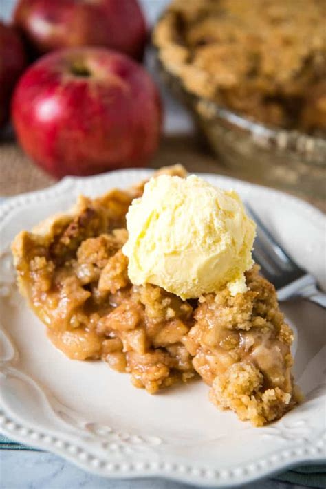 Dutch Apple Crumb Pie With Streusel Topping Adventures Of Mel