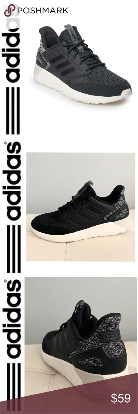 nwt adidas questar strike  sneakers black gray   tech fashion clothes design adidas