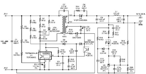 topkg   switching power supply circuit diagram