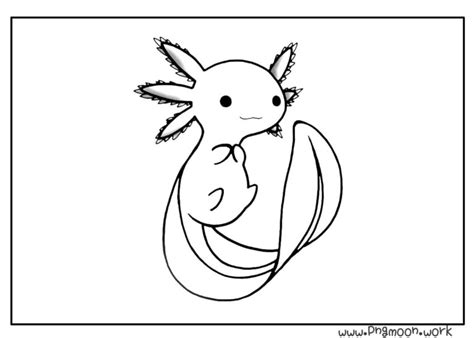 axolotl coloring pages red ted art easy kids crafts