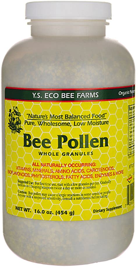 bee pollen granules   moisture  oz lb benefits