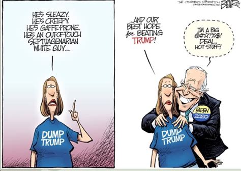 how joe biden s touching of women is being skewered by cartoonists and