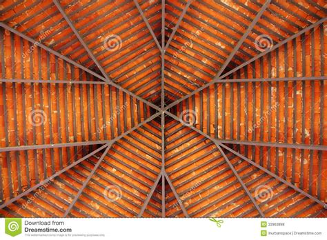 de structuur van het dak stock foto image  binnen