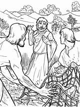Disciples Fisherman Appears Disciple Printables Getdrawings sketch template