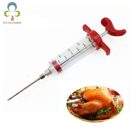 marinade injector flavor syringe cooking meat poultry turkey chicken