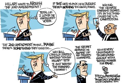 Cartoons Of The Day Trump S Second Amendment People Comment