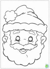 Coloring Dinokids Claus Santa Close sketch template