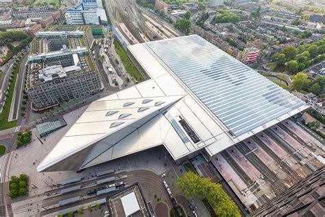 kunstwerk het futuristische centraal station van rotterdam van ms fotografie rotterdam