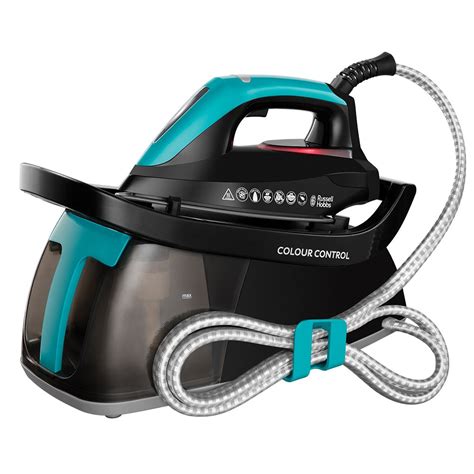 russell hobbs  colour control steam generator iron laundry store
