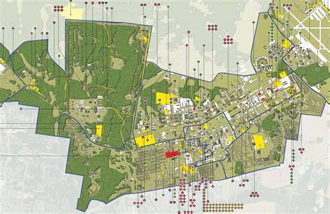 garrison master plan articulates future development   map