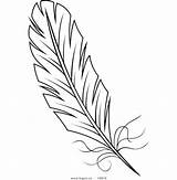 Feather Drawing Peacock Clipart Clip Turkey Coloring Feathers Line Eagle Pages Indian Logo Simple Native Vector Quill American Graphics Getdrawings sketch template