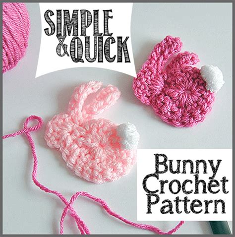 simple quick bunny crochet pattern sparkles  sunshine