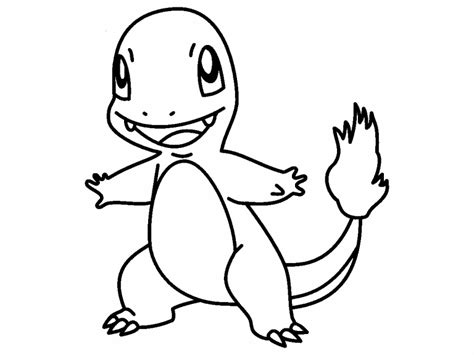 charmander pokemon coloring page coloring pages