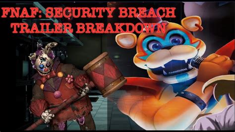 Fnaf Security Breach Trailer Breakdown Youtube