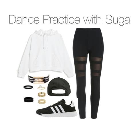 dance practice with suga “outfit ship with bts please style urban blackandwhite modern