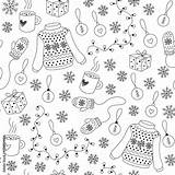 Wrapping Pattern Snowflake Textile Decoration sketch template