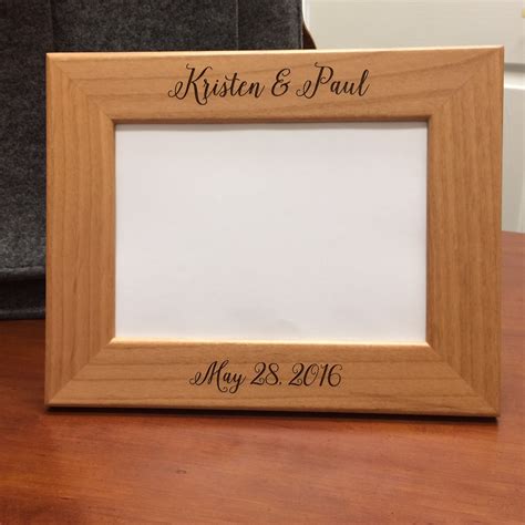picture frame personalized picture frame wedding gift